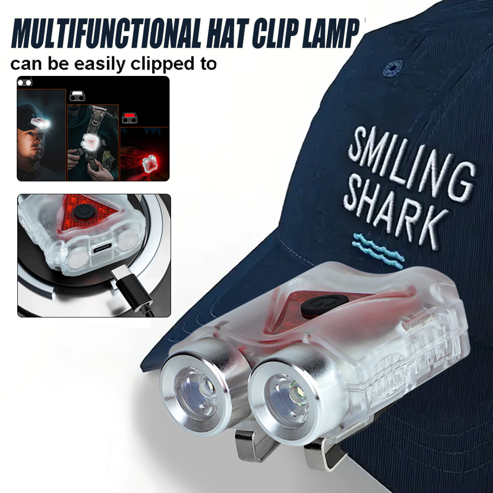 Headlamp Waterproof Rechargeable - Lampe frontale LED mains libres rechargeable,