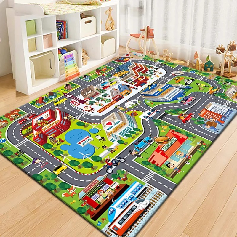 Outdoor Adventure Education - Tapis de jeu coloré pour enfants