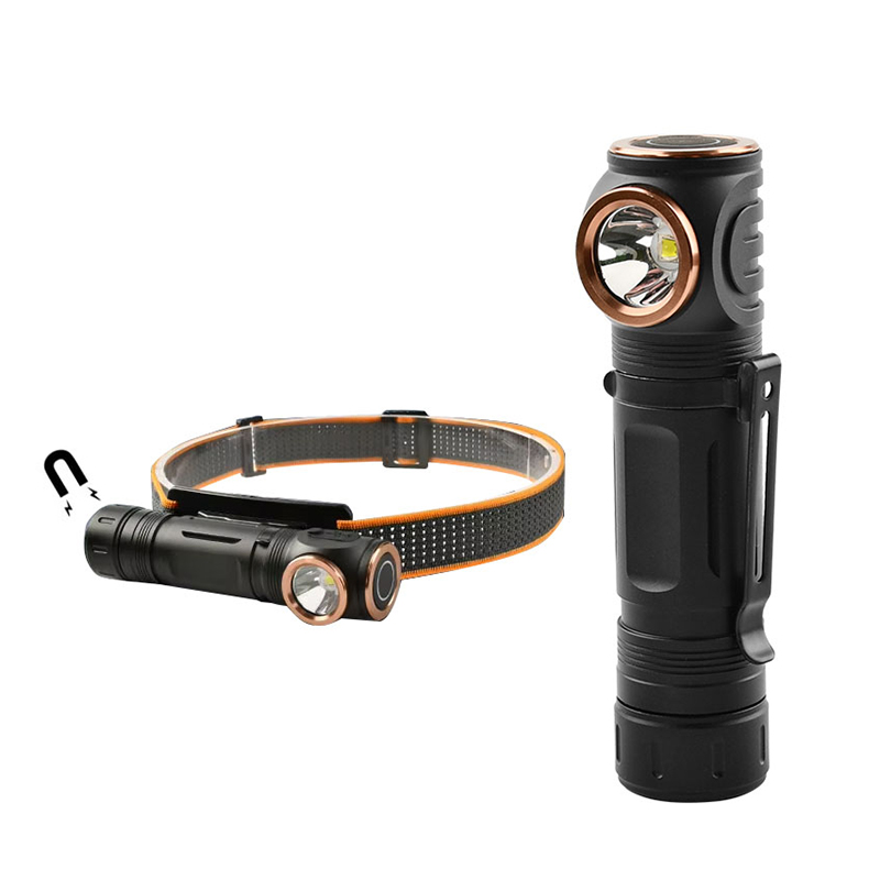 Headlamp Waterproof Rechargeable - Lampe frontale de Camping rechargeable par