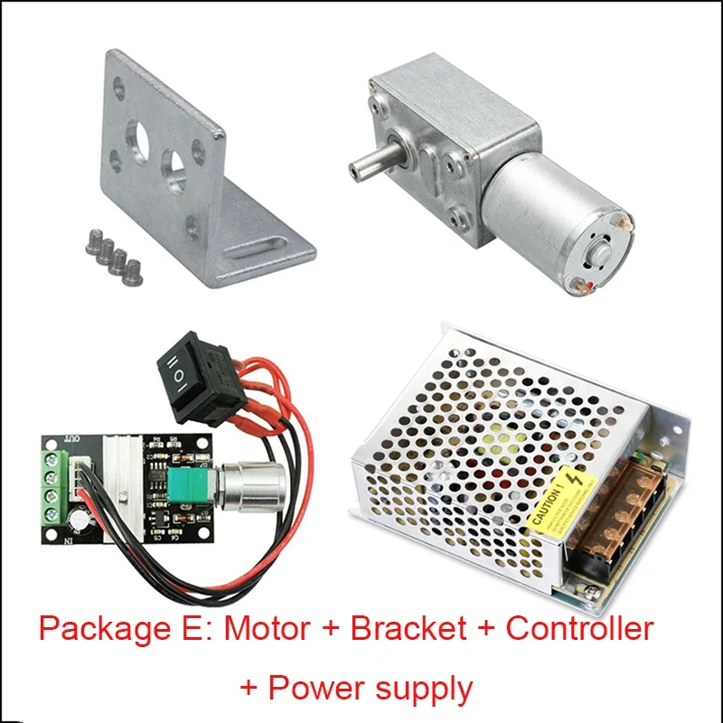 Outdoor Adventure Box - Moteur à engrenages JGY370 12V 24V