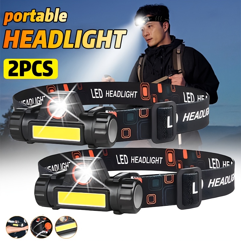 Lampe frontale LED super lumin - Headlamp Waterproof Rechargeable avis et prix