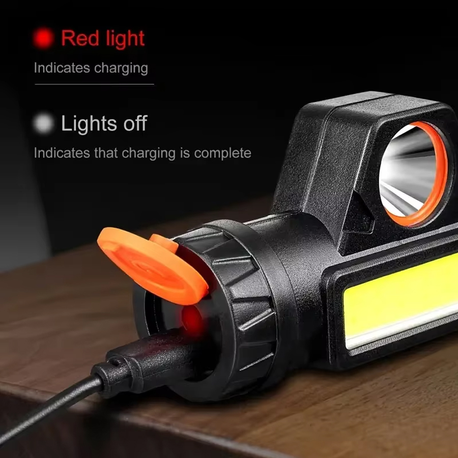 1-3 pièces Rechargeable COB LE - Headlamp Waterproof Rechargeable avis et prix