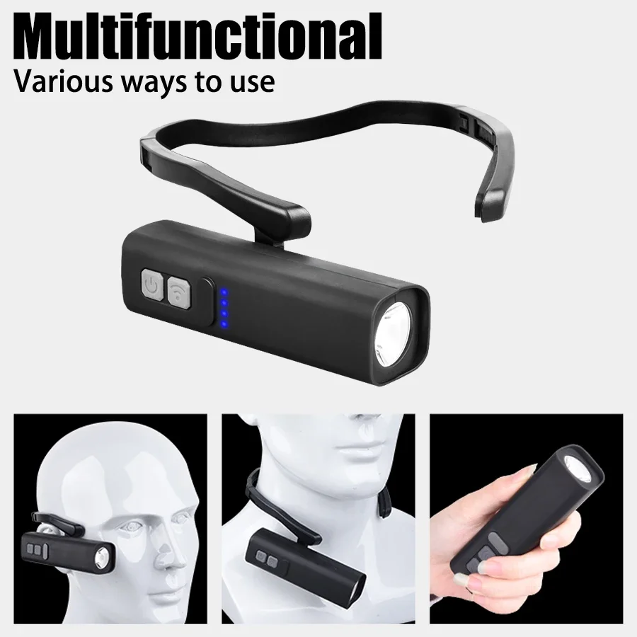 Lampe frontale LED à Induction - Headlamp Waterproof Rechargeable avis et prix